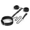 BDSMaster Attaches Poignets-Cou Neckist Noires